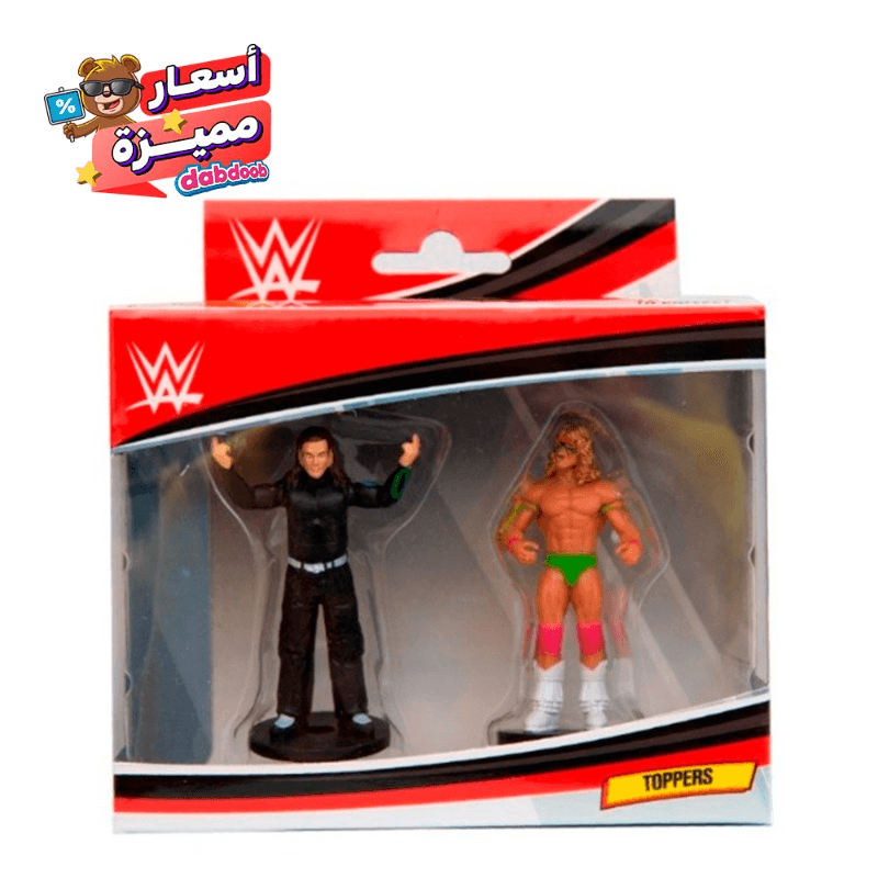 دبليو دبليو أي مجسمات شخصيات المصارعة الحرة ( عبوة من قطعتين ) - متنوع