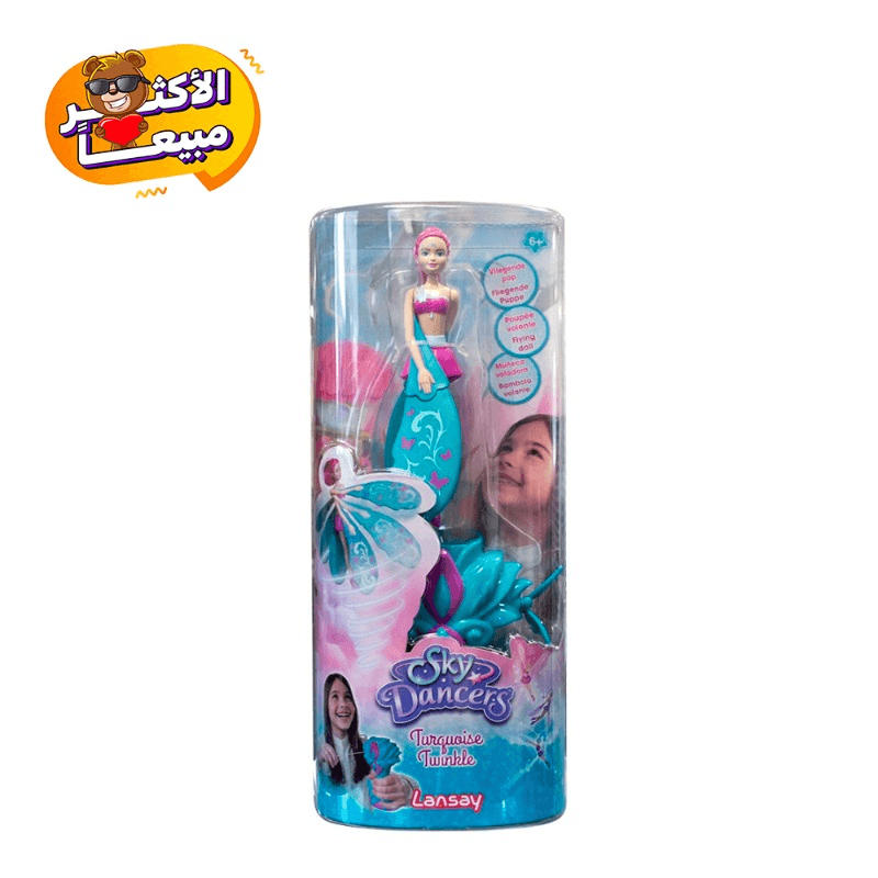 Sky Dancers - Turquoise Twinkle Flying Doll