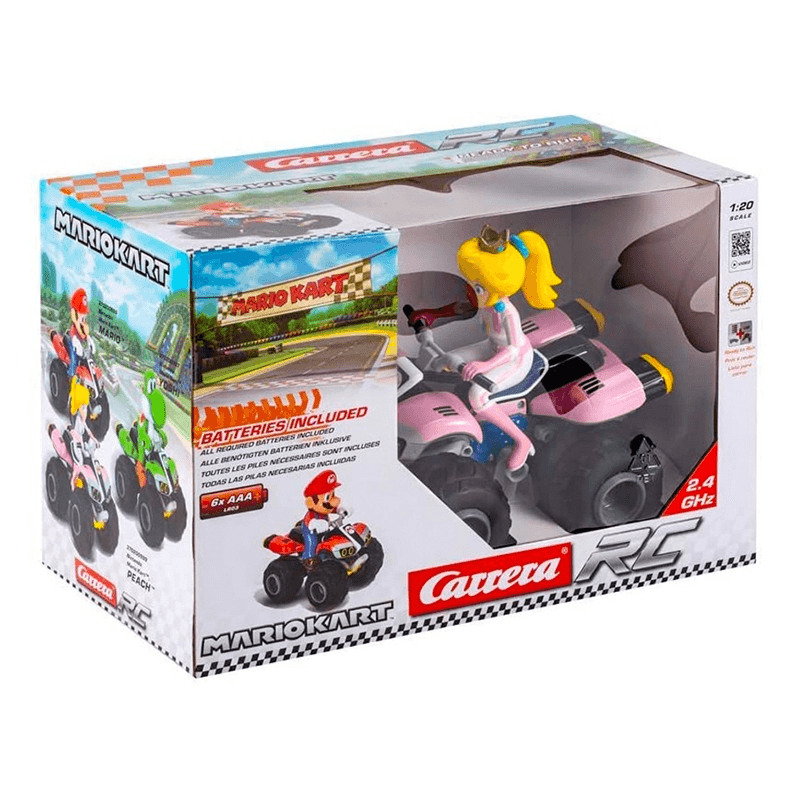كاريرا - دراجة ماريو كارت بيتش بجهاز تحكم عن بعد لون وردي