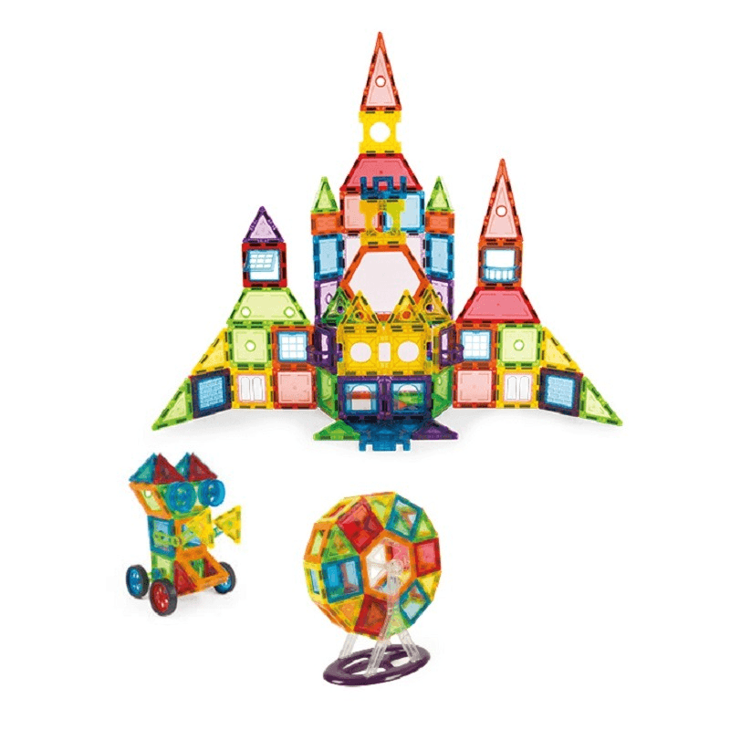 Magnetic Tiles Building Blocks Set 130 Pcs