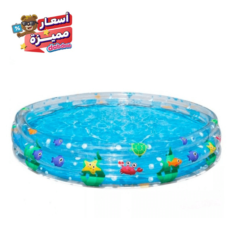 بست واي - مسبح ثلاثي الحلقات بتصميم الأسماك