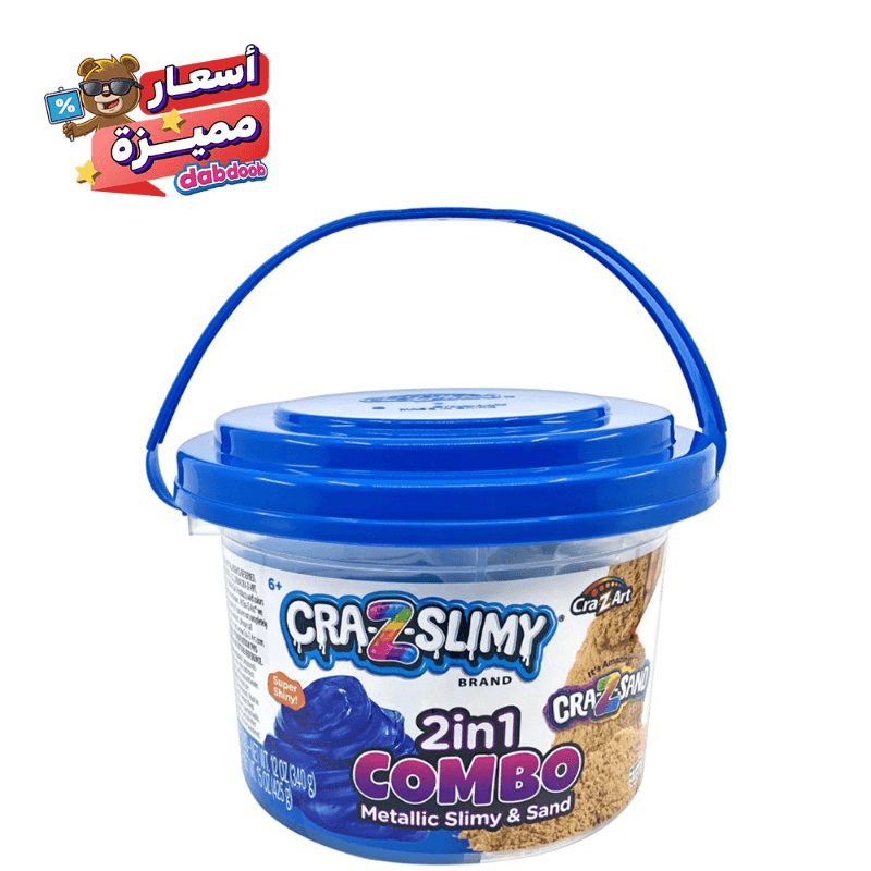 Cra-Z-Art Crazslimy 2 In 1 Slimy Sand Combo Bucket