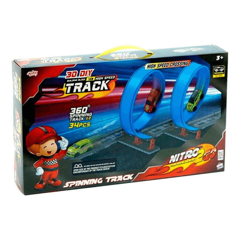Nitro2Go Spinning Track - 34pcs