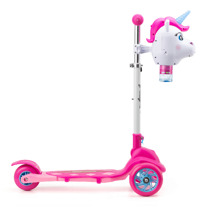 Xootz Unicorn Bubble Go Scooter for Kids - Pink