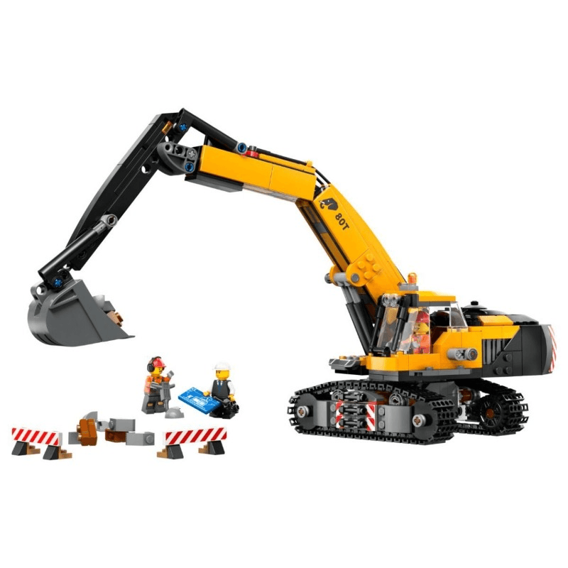 LEGO City Yellow Construction Excavator