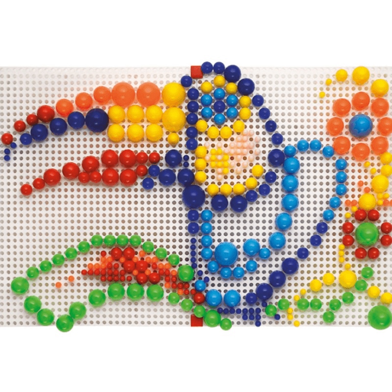 Quercetti Fanta Color Mosaic Compact Set - 300 Pin