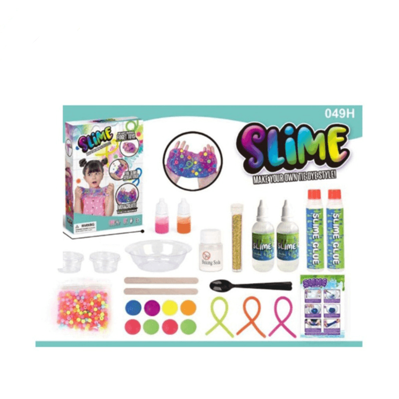 مجموعة أدوات صنع السلايم الملون