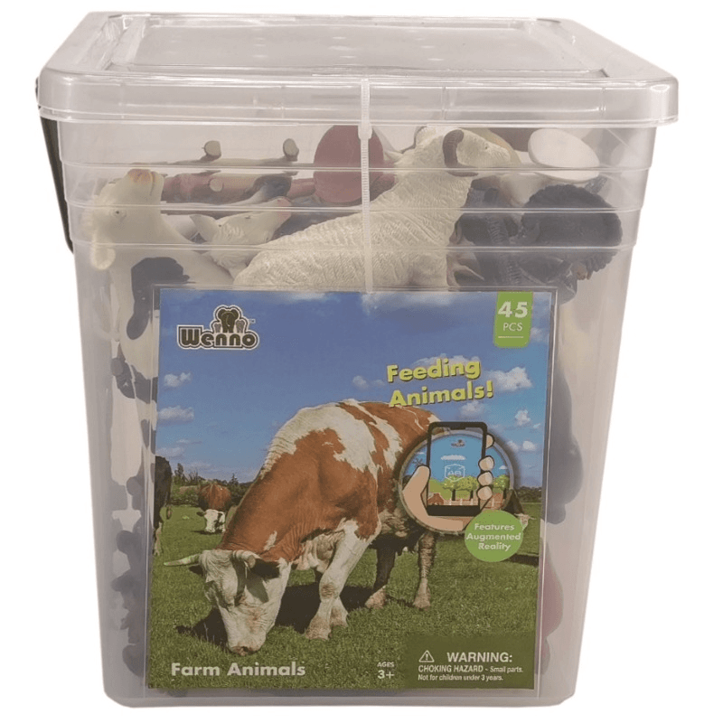 Wenno Farm Animals Playset - 45 Pcs