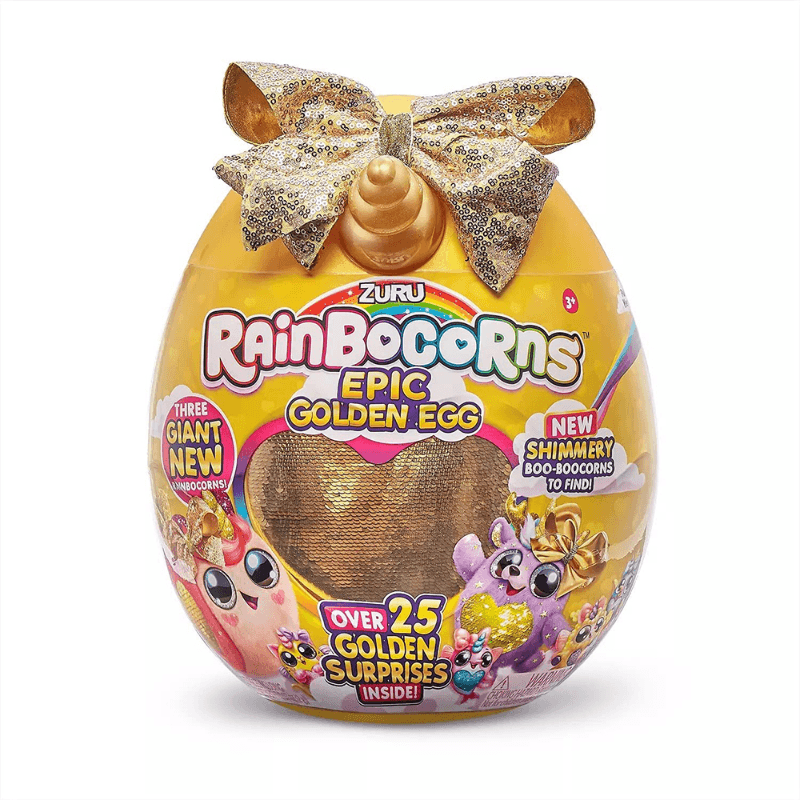 رينبوكورنز - بيضة ذهبية عملاقة ملحمية مع مفاجئات ذهبية