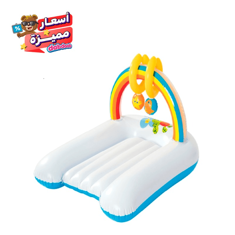 بست واي - حصيرة هوائية قابلة للنفخ مع حلقتين لعب