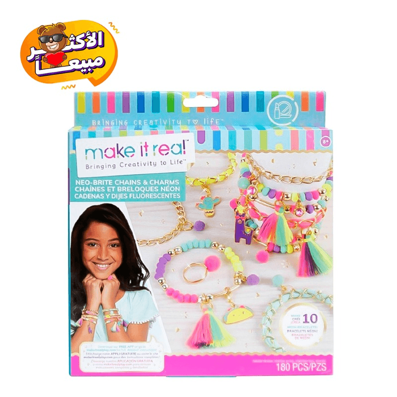 Make It Real Neo Brite Chains And Charms