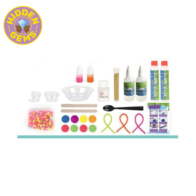 مجموعة أدوات صنع السلايم الملون