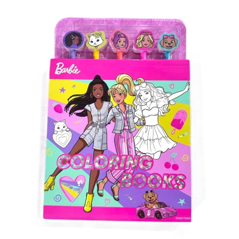 Barbie Colouring Set For Kids