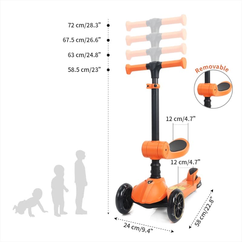 Lamborghini 2 in 1 Children's Scooter thumbnail 2