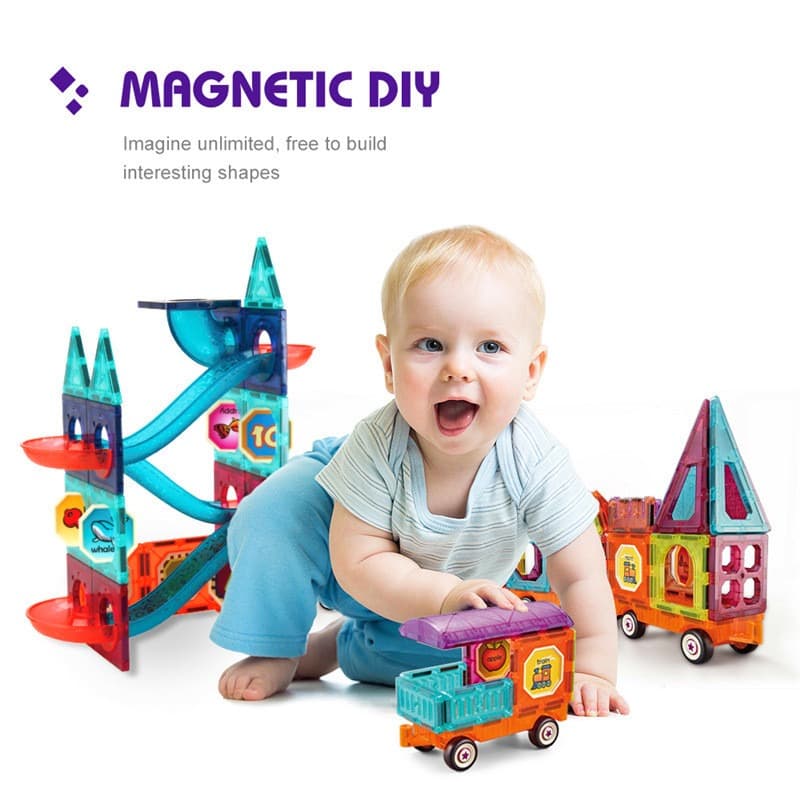 Shingo Magnetic Building Blocks 7.5cm- 71pcs thumbnail 3