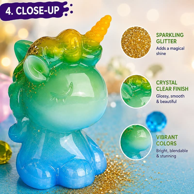 Paulinda My Crystal Unicorn Set For Kids thumbnail 5