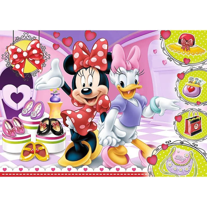 Trefl Disney Minnie Glitter Puzzle - 100 Pcs thumbnail 2