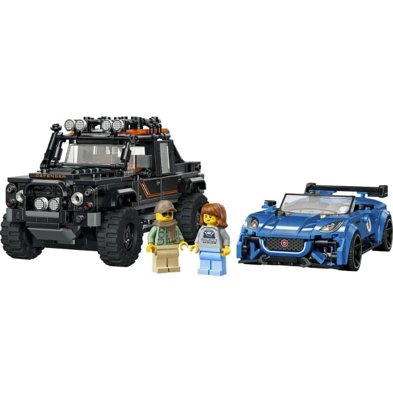 Lego Jaguar Project 7 And Land Rover Defender 77264 thumbnail 3