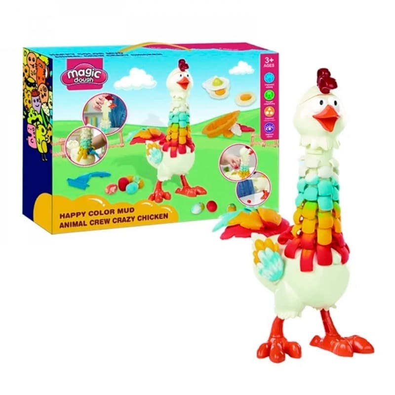 Magic Dough Animal Crew Crazy Chicken