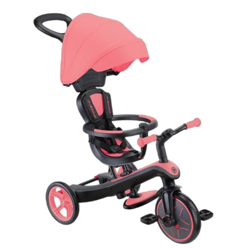 Globbler Explorer Trike Tricycle 4 in 1 Coral Pink