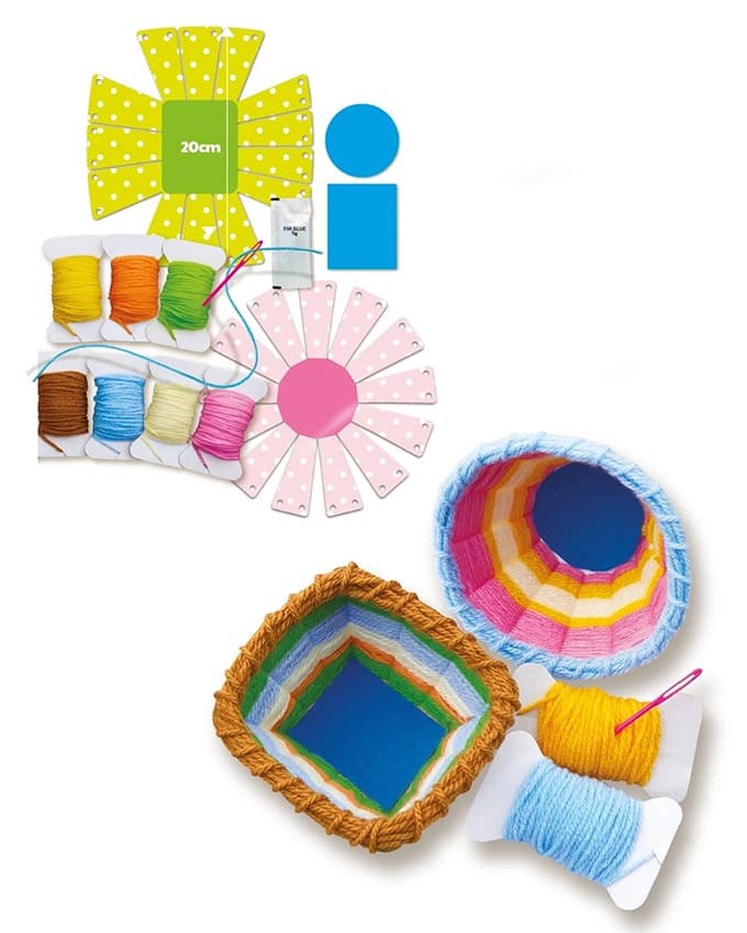 4M Kidz Maker Yarn Basket Weaving Art thumbnail 4