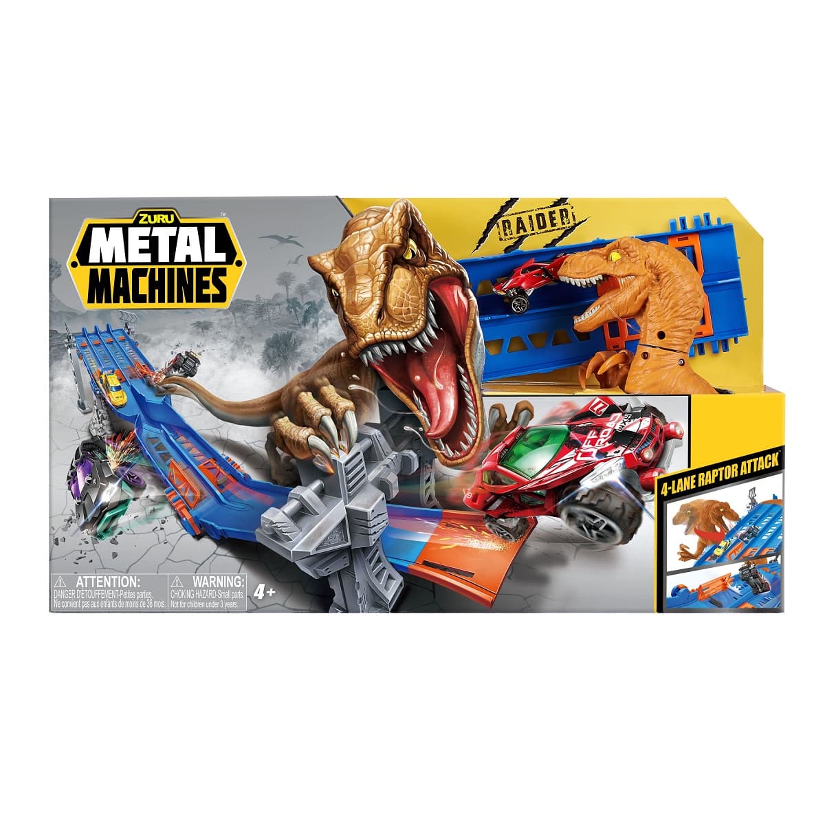 Metal Machines 4-Lane Raptor Attack Track Set