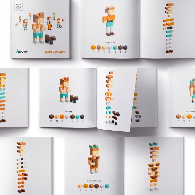 PIXIO Happy Family - 88 Magnetic blocks thumbnail 2