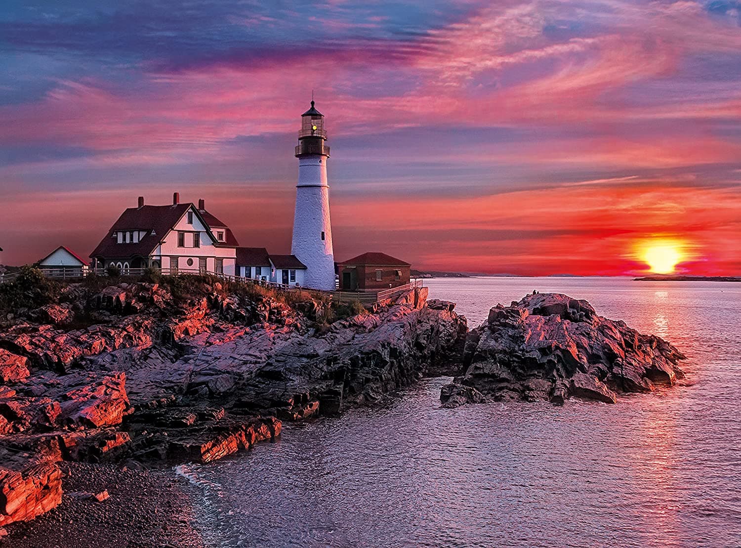 Clementoni - Portland Head Light Puzzle - 500 Pieces thumbnail 2