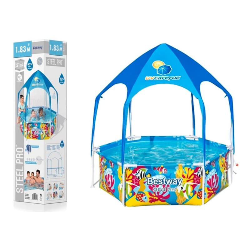 Bestway Frame Garden Pool With Roof thumbnail 5