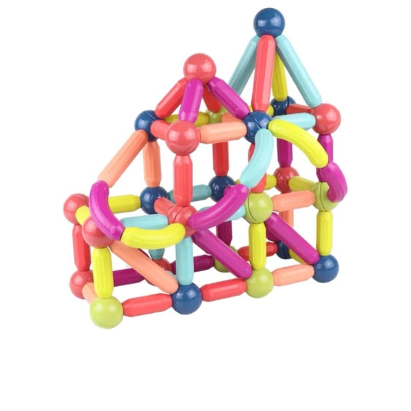 On Shine Montessori Magnetic Building Blocks - 78 Pieces thumbnail 2