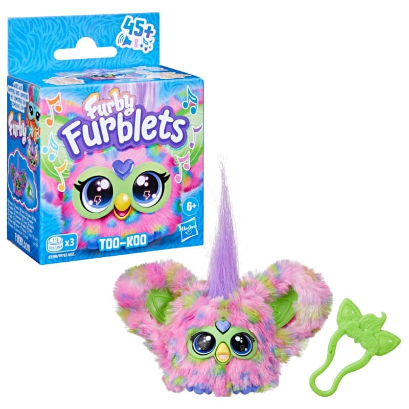Furby Furblets Too-Koo Mini Friend Figure - 2.5 Inch thumbnail 2