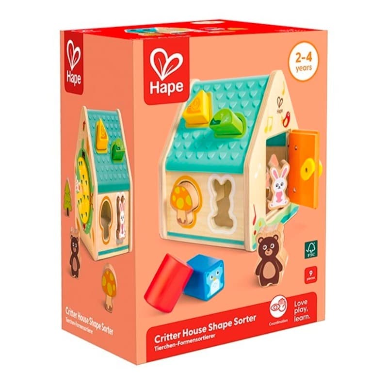 Hape Critter House Shape Sorter