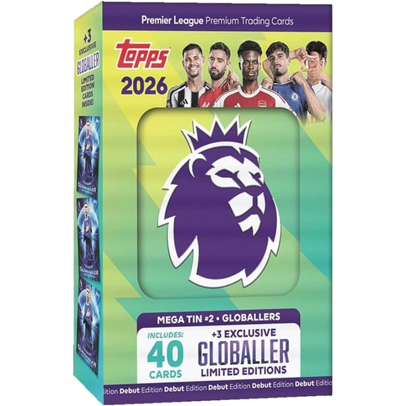 علبة الميغا المعدنية لبطاقات توبس الدوري الإنجليزي الممتاز 2025/2026 - تشكيلة متنوعة thumbnail 3