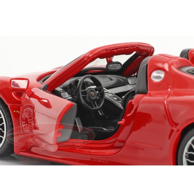 Bburago Porsche 918 Spyder - Red thumbnail 5