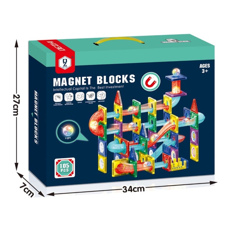 Colorful Window Magnetic Ball Track Set thumbnail 3