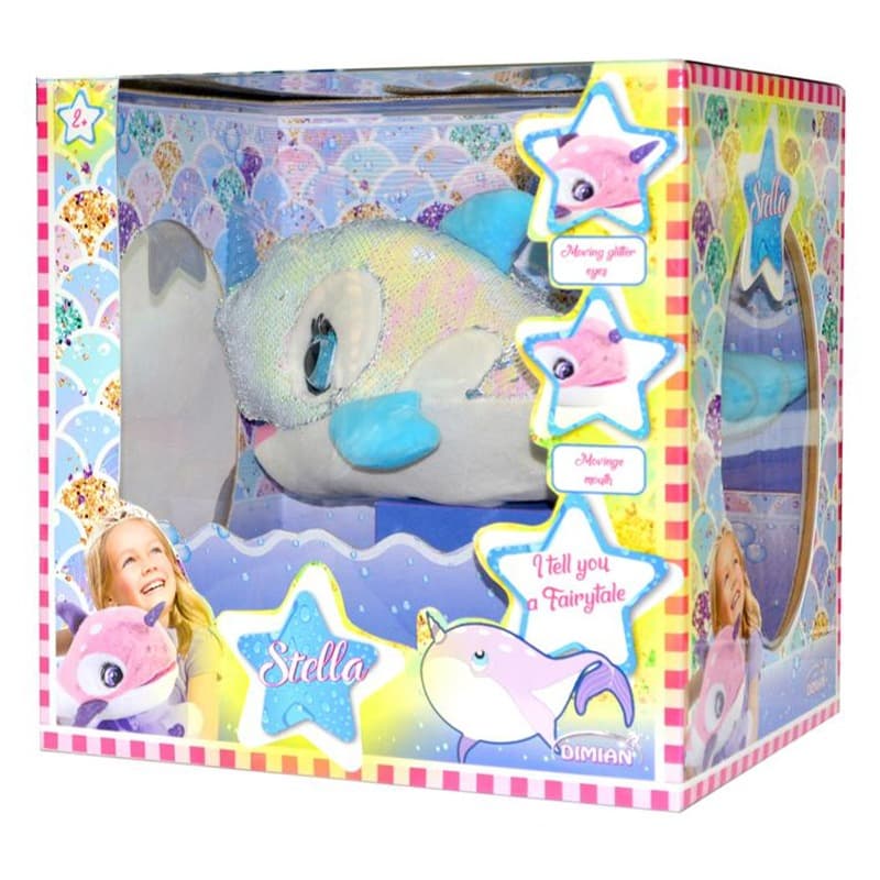 Stella Interactive Narwhal Plush Toy thumbnail 4