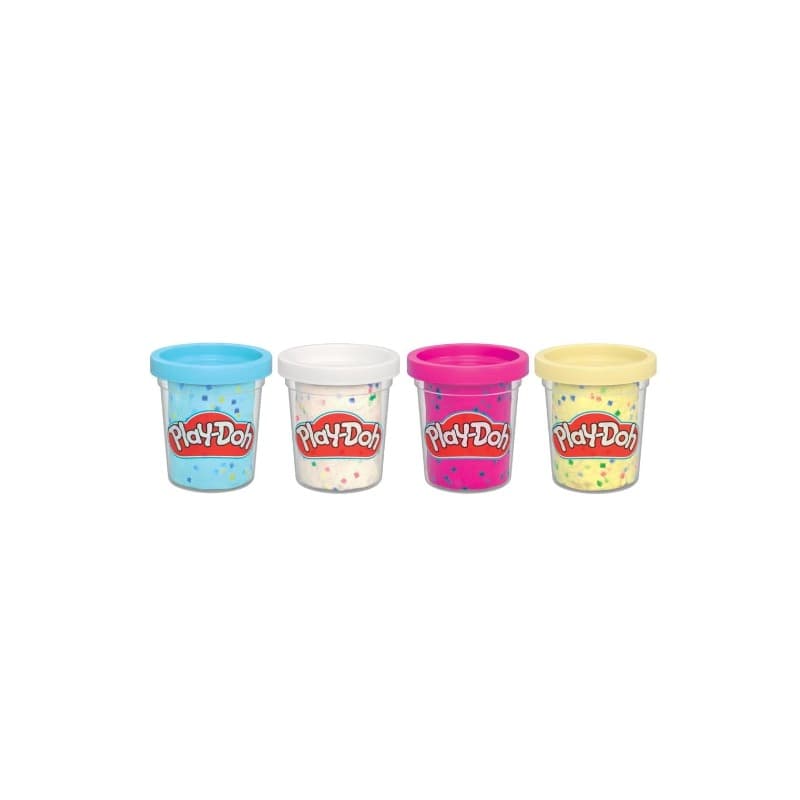 Play Doh Shimmery Mettalic Pack Clay Set - 4 Pack thumbnail 2