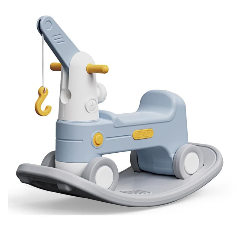 Crane Kids Horse Ride On Car - Blue
