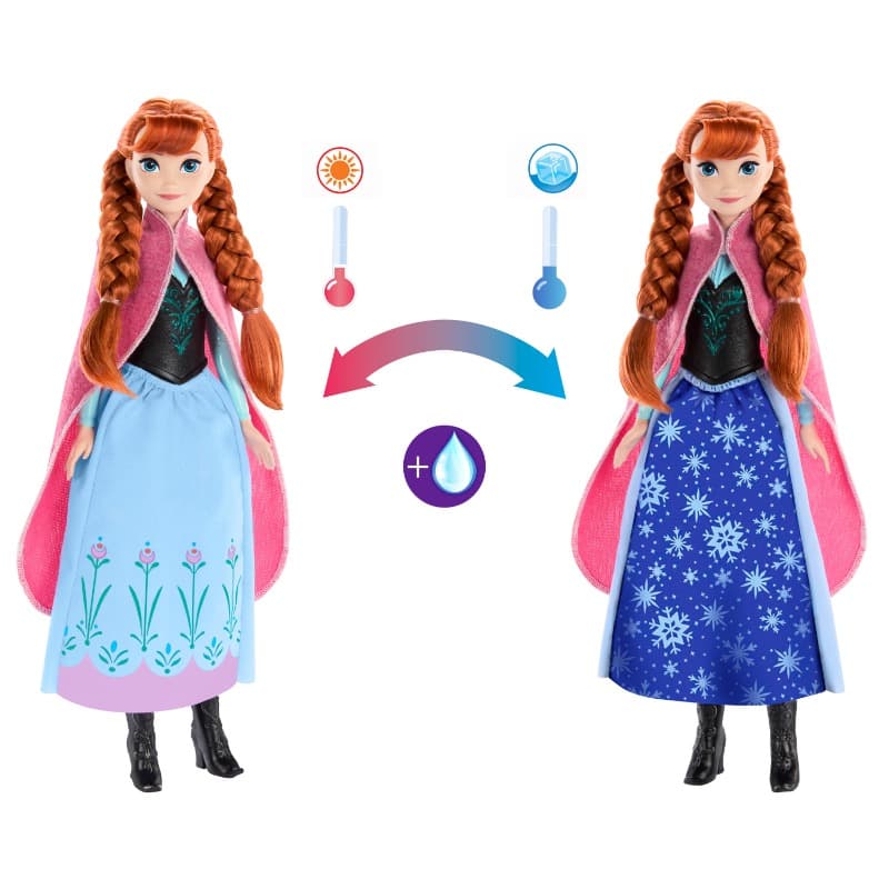 Disney Frozen Anna's Magical Color Changing Fashion Doll thumbnail 2