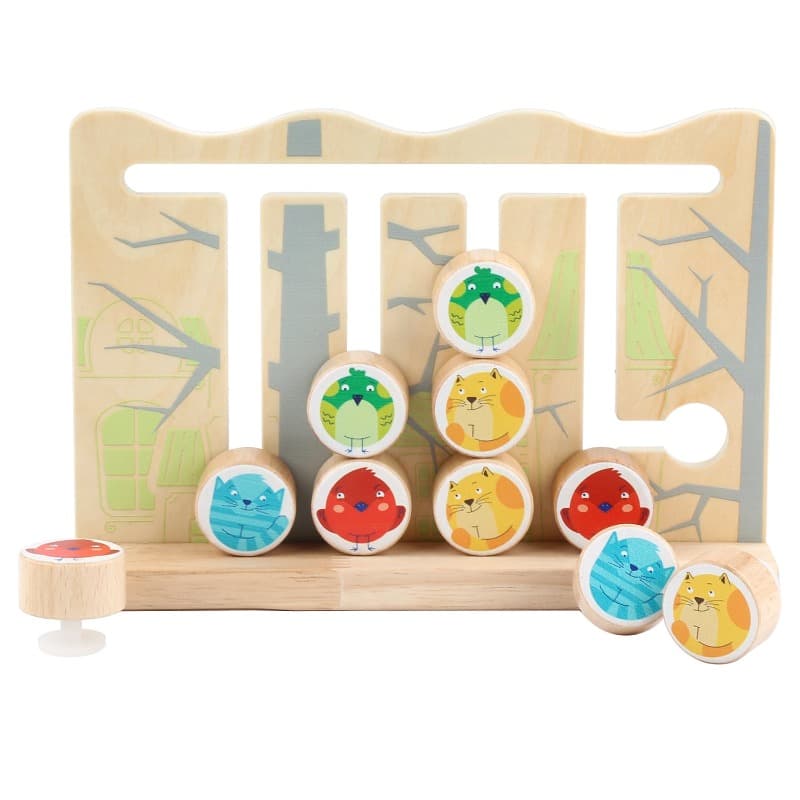 Lucy And Leo Wooden Birds And Cats Mosaic Game thumbnail 5