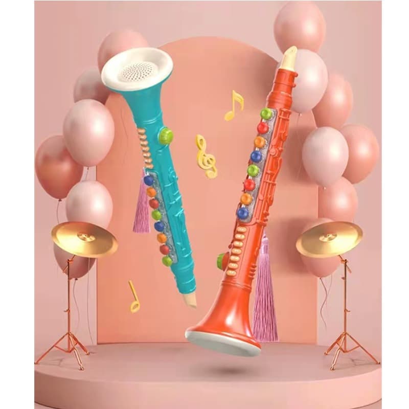 Musical Electronic Clarinet Instrument Blue thumbnail 4
