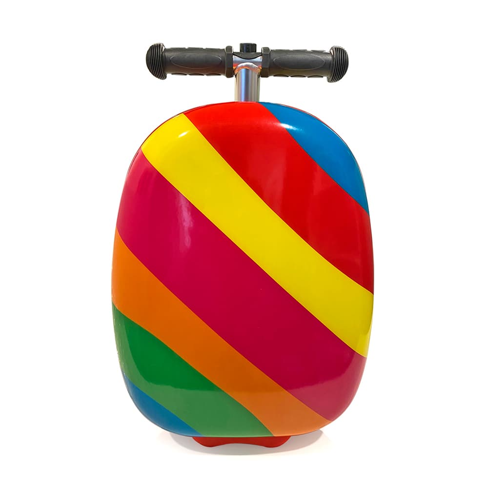 Hard Shell Backpack Luggage - Multicolor Rainbow