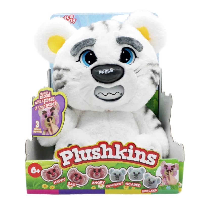 Plushkins Tina White Soft & Cuddly