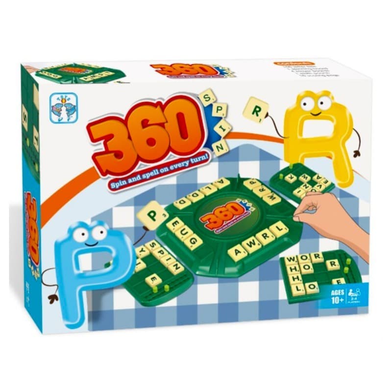Buy 1 Get 1 Six Sub Array Character Chess Game + 360 Spin And Spell Game thumbnail 2
