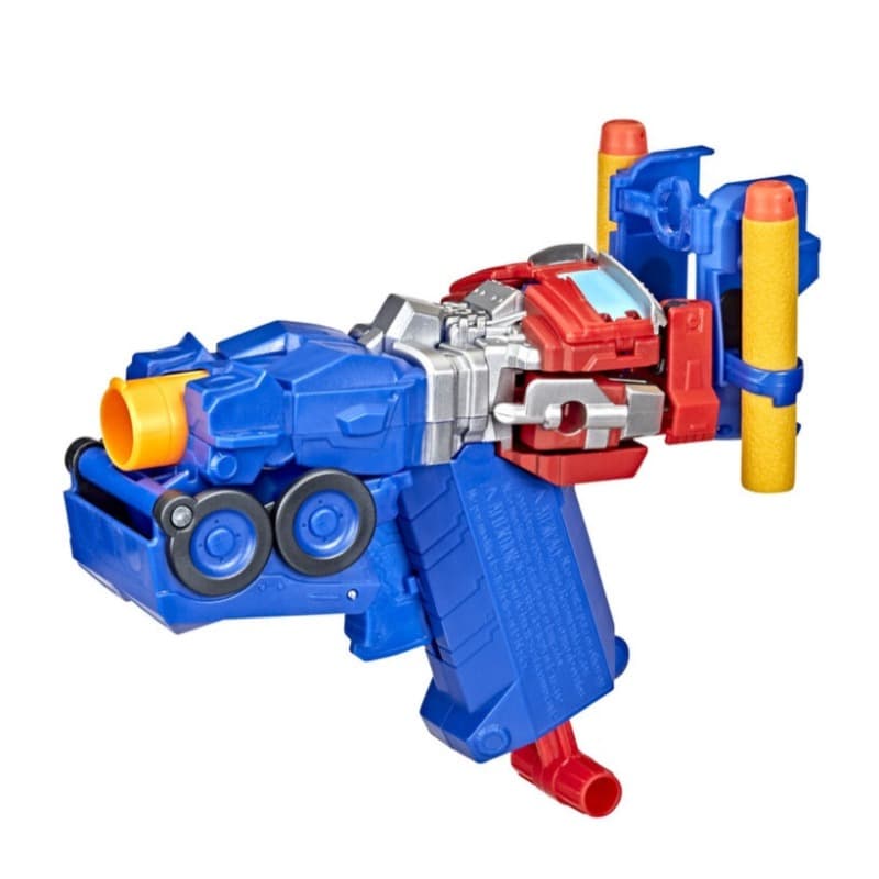 Transformers Rise of the Beasts Movie 2 In 1 Optimus Prime Blaster 7 Inch thumbnail 3