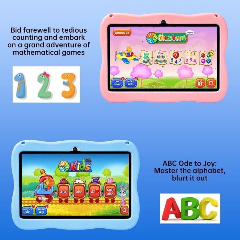 Kids Tablet 6.95 inches 4+128GB Pink thumbnail 2