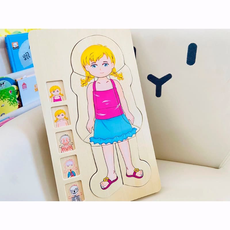 Onshine Your Body 5 Layers Wooden Puzzle thumbnail 3