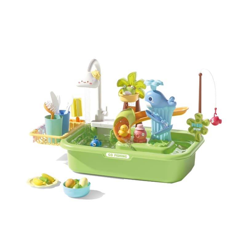 Vidora Playful Washbasin With Water Pretend Toys Set thumbnail 2