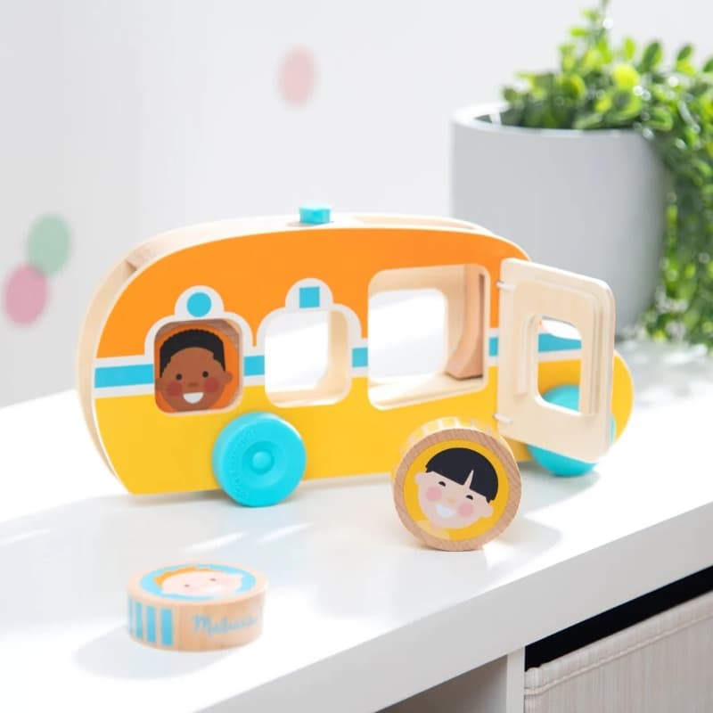 Melissa And Doug Go Tots Roll And Ride Bus thumbnail 4