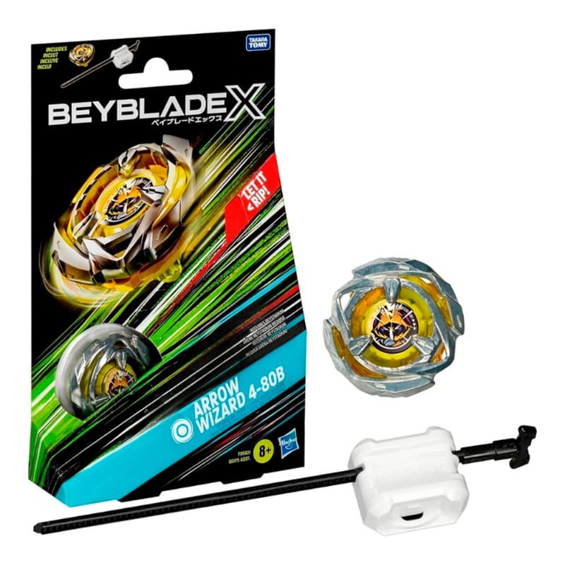 Beyblade X Launcher Arrow Mysterious 4 80B Starter Pack